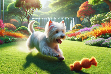 An image illustrating Cómo aprovechar el instinto cazador del Westie en juegos