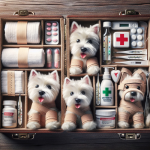 An image illustrating Cómo preparar un botiquín de emergencia para Westies