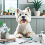 An image illustrating Cómo eliminar el mal aliento de un Westie sin productos químicos