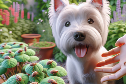An image illustrating Cómo proteger a tu Westie de garrapatas y pulgas sin químicos