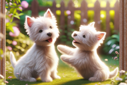 An image illustrating Cómo evitar peleas entre dos Westies