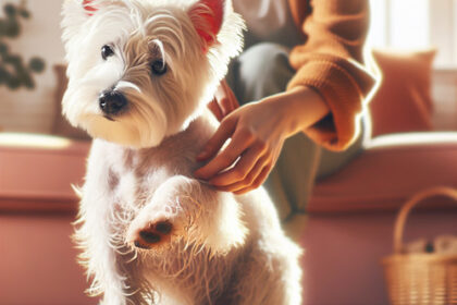 An image illustrating Qué hacer si tu Westie se rasca después de un baño