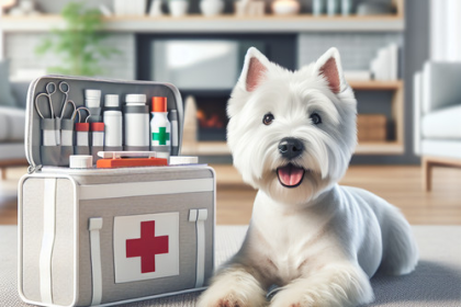 An image illustrating Cómo preparar un botiquín casero para Westies