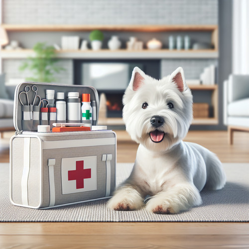 An image illustrating Cómo preparar un botiquín casero para Westies