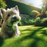 An image illustrating Qué hacer si tu Westie come pasto constantemente