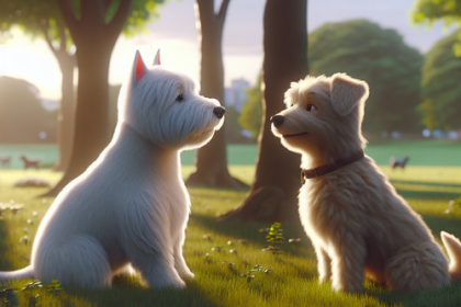 An image illustrating Cómo organizar el primer encuentro entre tu Westie y otro perro