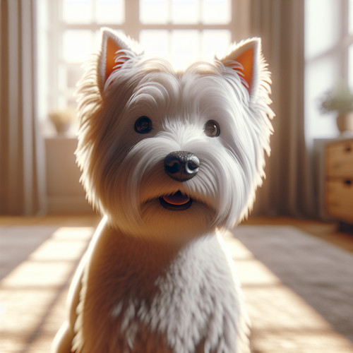 An image illustrating Cómo entender las expresiones faciales de tu Westie