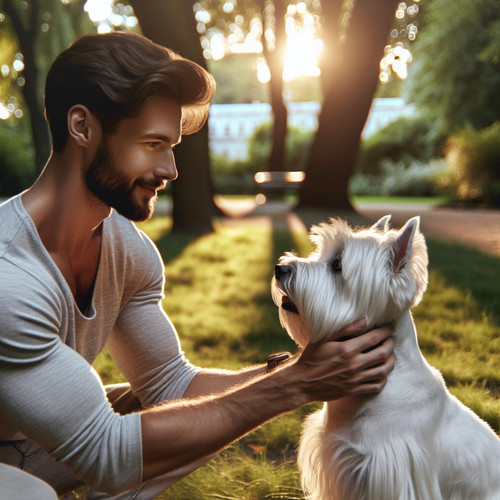 An image illustrating Cómo saber si tu Westie confía realmente en ti