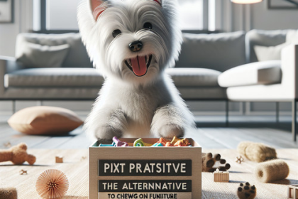 An image illustrating Cómo evitar que tu Westie muerda muebles