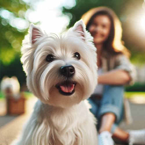 An image illustrating Cómo mejorar el comportamiento de tu Westie sin castigos