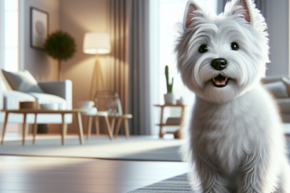 An image illustrating Por qué los Westies son una excelente raza para adultos solteros