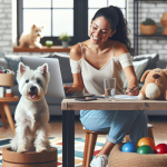 An image illustrating Cómo adaptar la rutina de un Westie para dueños que trabajan desde casa