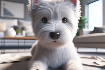 An image illustrating Cómo detectar aburrimiento en un Westie