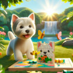 An image illustrating Qué juegos mentales ayudan a reducir la ansiedad en Westies