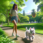 An image illustrating Cómo lograr que tu Westie camine junto a ti sin jalar