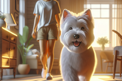 An image illustrating Cómo crear una rutina matinal ideal con tu Westie