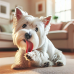 An image illustrating Qué hacer si tu Westie se lame la cola constantemente