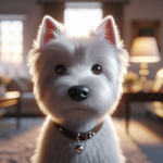 An image illustrating Por qué tu Westie mira fijamente sin motivo