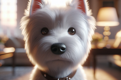 An image illustrating Por qué tu Westie mira fijamente sin motivo