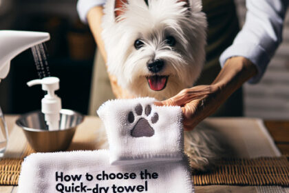 An image illustrating Cómo elegir la mejor toalla de secado rápido para tu Westie