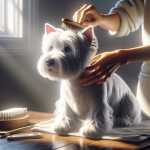 An image illustrating Cómo cepillar un Westie sin que odie el cepillo