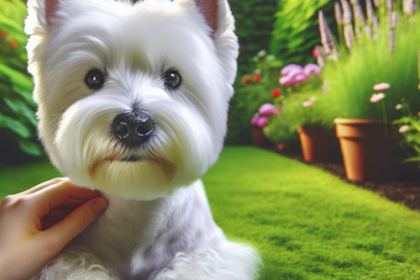 An image illustrating Qué hacer si tu Westie tiene la piel irritada por el pasto