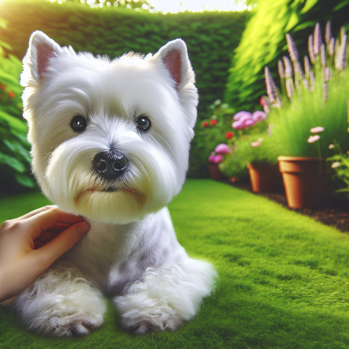 An image illustrating Qué hacer si tu Westie tiene la piel irritada por el pasto