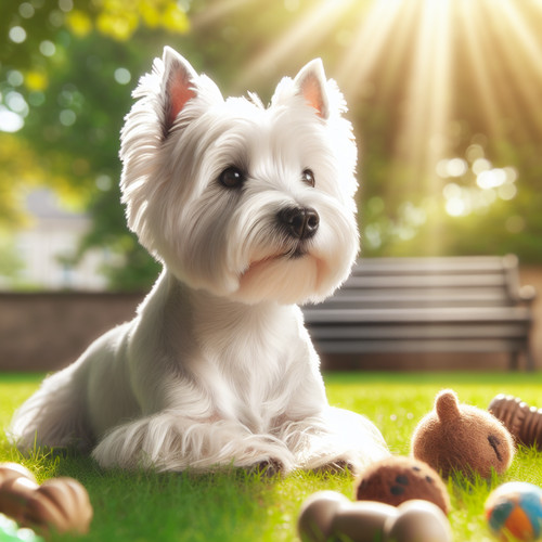 An image illustrating Qué hacer si tu Westie deja de jugar de repente