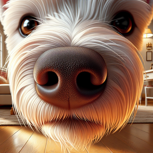 An image illustrating Cómo limpiar el hocico de un Westie sin irritarlo