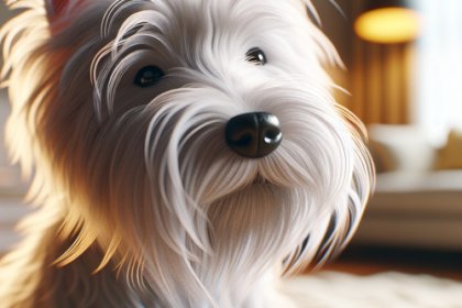 An image illustrating Cómo cuidar los bigotes de un Westie