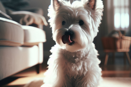 An image illustrating Qué hacer si tu Westie se lame las orejas