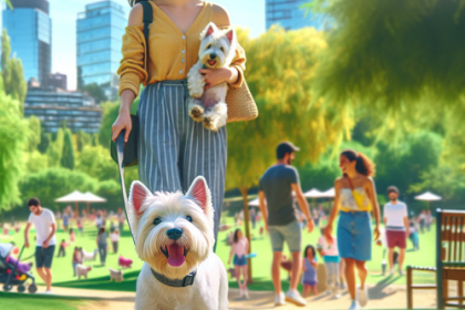 An image illustrating Lugares pet friendly en Santiago para ir con tu Westie