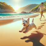 An image illustrating Playas pet friendly en Chile para llevar a tu Westie