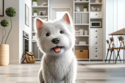 An image illustrating Qué significa tener un Westie en departamento en Chile