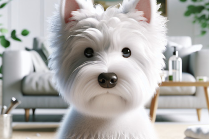 An image illustrating Dónde comprar champú para pelo blanco de Westie en Chile