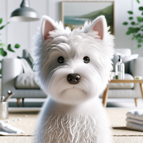 An image illustrating Dónde comprar champú para pelo blanco de Westie en Chile