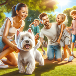 An image illustrating Por qué los Westies son tan populares entre familias jóvenes